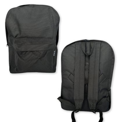 Imagem de Mochila Escolar Preta All Black: Prática e Estilosa