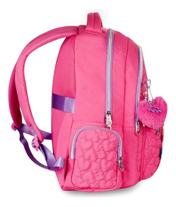 Imagem de Mochila Escolar Rebecca Bonbon Soft Matelassê Pompom Clio Style