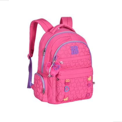 Imagem de Mochila Escolar Rebecca Bonbon Soft Matelassê Pompom Clio Style