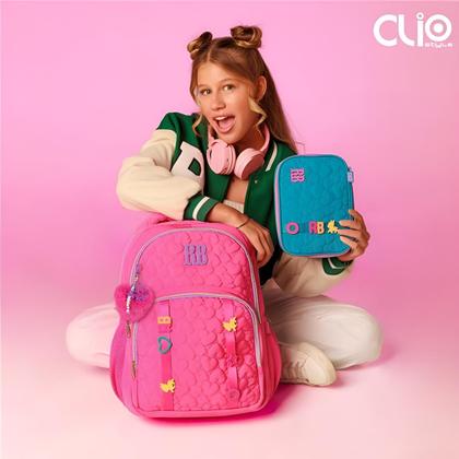 Imagem de Mochila Escolar Rebecca Bonbon Soft Matelassê Pompom Clio Style