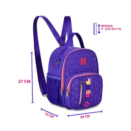 Imagem de Mochila Escolar Rodinhas com Lancheira Térmica, Estojo e Caderno com Ecobag Original RB