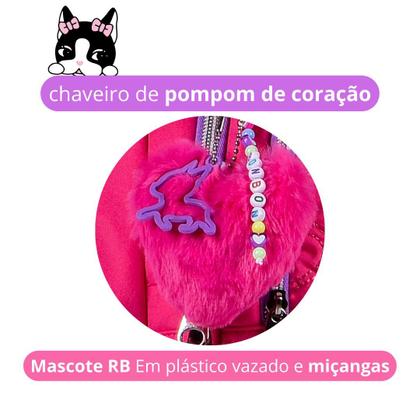 Imagem de Mochila Escolar Rodinhas com Lancheira Térmica, Estojo e Caderno com Ecobag Original RB