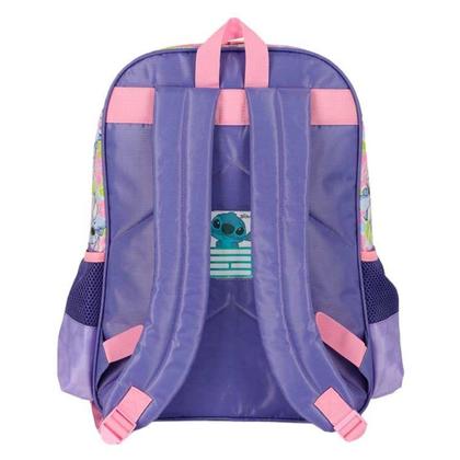 Imagem de Mochila Escolar Stitch De Costas Infantil Feminina Lilás