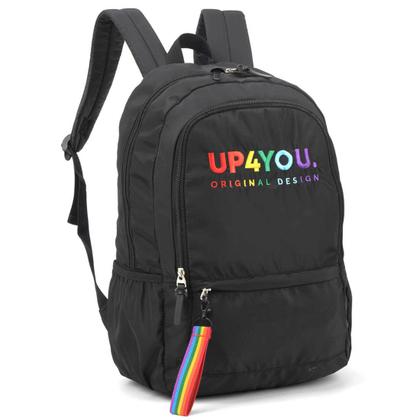 Imagem de Mochila Escolar Up4You Preta MJ48978UP