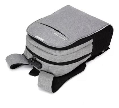 Imagem de Mochila Esportiva Escolar Anti Furto Notebook Saida Cabo Aux