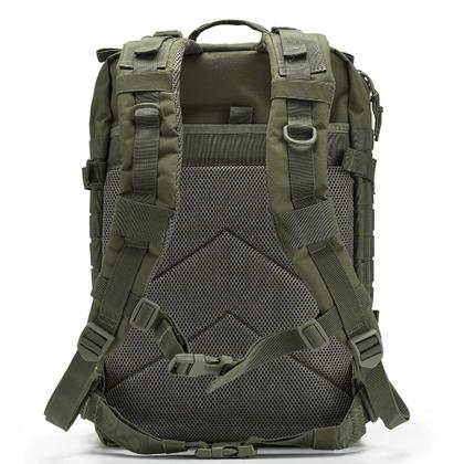 Imagem de Mochila Esportiva Tática Militar Impermeavel Masculina Feminina 50L Viagem Academia Camping Trilha Acabamento Reforçado Multifuncional 