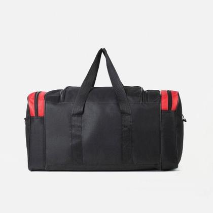 Imagem de Mochila esportiva viagem treino bolsa de mao multiuso mala bordo sacola academia com bolsos vermelha