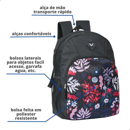 Imagem de Mochila Estampas Sortidas Feminina Espaçosa Confortavel Yepp MF8128
