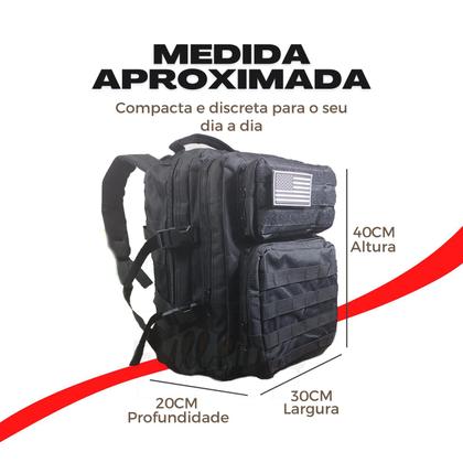 Imagem de Mochila Estilo Militar 40 Litros Reforçada Resistente á Agua