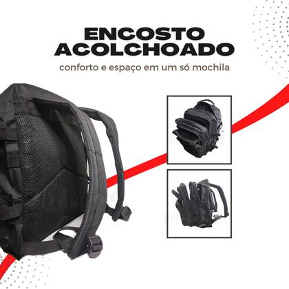 Imagem de Mochila Estilo Militar 40 Litros Reforçada Resistente á Agua