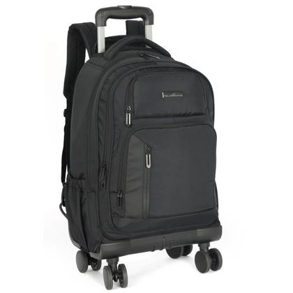 Imagem de Mochila Executiva com Rodinhas para Notebook Polo King EC21040PK Preta