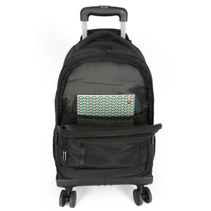 Imagem de Mochila Executiva com Rodinhas para Notebook Polo King EC21040PK Preta