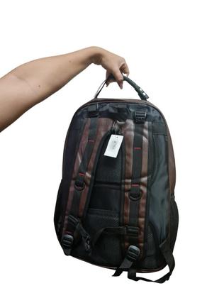 Imagem de Mochila Executiva Grande material sintético Notebook Marrom