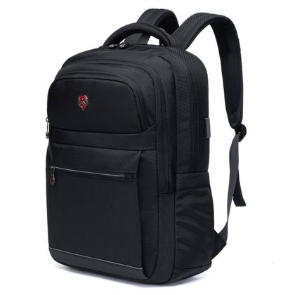 Imagem de Mochila Executiva Masculina Antifurto Viagem Trabalho Notebook Entrada Usb