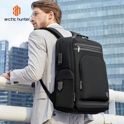 Imagem de Mochila Executiva Masculina Impermeável Notebook C Divisoria