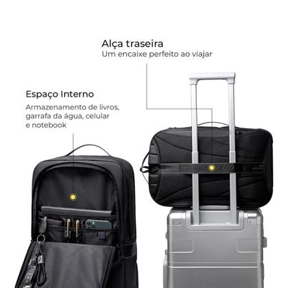Imagem de Mochila Executiva Masculina Impermeável Notebook C Divisoria