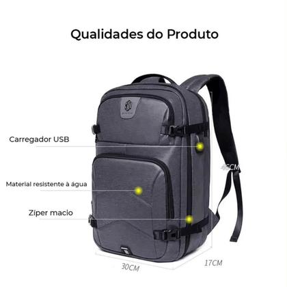 Imagem de Mochila Executiva Masculina Moderna Notebook Reforçada Unissex