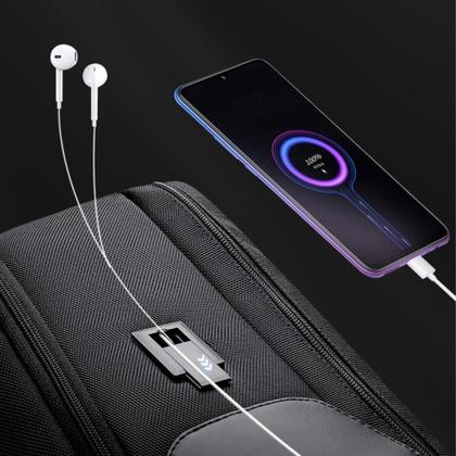 Imagem de Mochila Executiva Masculina Moderna Notebook Reforçada Unissex