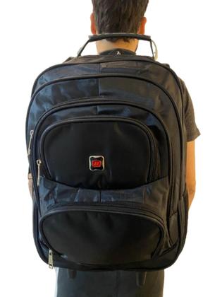 Imagem de Mochila Executiva Notebook C/ Rodinhas Luxo 45 litros reforçada Usb