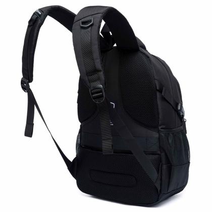 Imagem de Mochila Executiva Notebook Impermeável Reforçada Preta Cor Modelo 2 Desenho Do Tecido Lisa