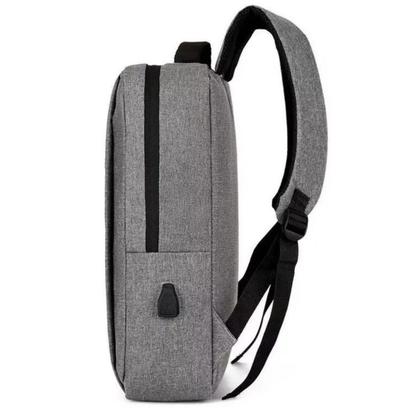 Imagem de Mochila Executiva Notebook Slim Faculdade Trabalho Viagem Passeio Reforçada com Porta USB 15,6