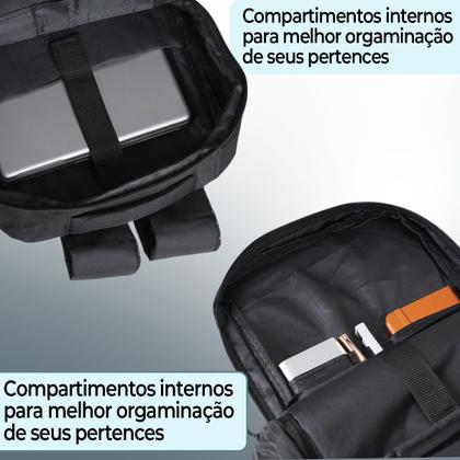 Imagem de Mochila Executiva para notebook 16.5" resistente com saída usb