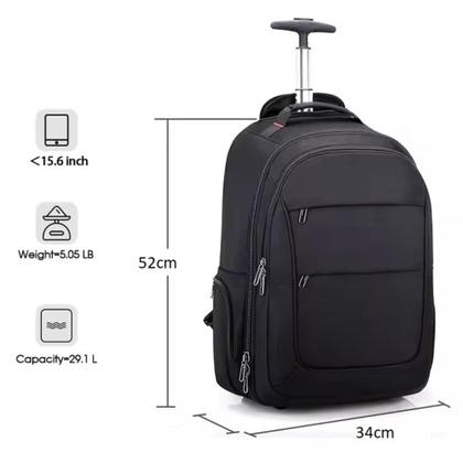 Imagem de Mochila Executiva Porta Notebook e Tablet Grande Preta