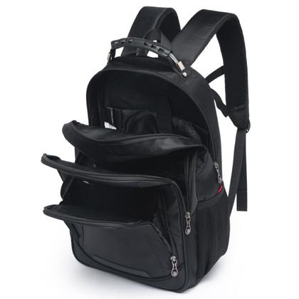 Imagem de Mochila Executiva Reforçada Compartimento Notebook Com Cabo De Aço