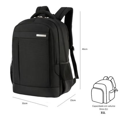 Imagem de Mochila Executiva Reforçada Para Notebook Trabalho Faculdade