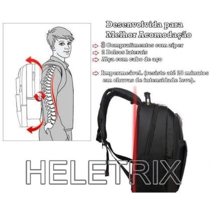 Imagem de Mochila Executiva Reforçada Universitaria Trabalho Premium pietrix
