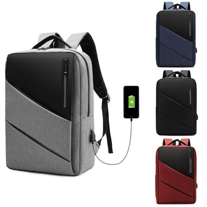 Imagem de Mochila Executiva Slim Para Notebooks de 15.6 Polegadas Escolar Universitária Masculina e Feminina Resistente