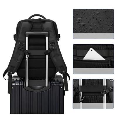 Imagem de Mochila Expansível Notebook Mala Viagem Impermeável Reforçada Antiroubo com Porta USB