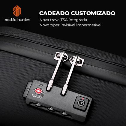 Imagem de Mochila Expansível Para Notebook Masculino Executiva Premium
