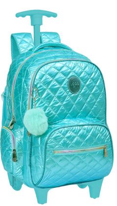 Imagem de Mochila Faculdade Juvenil Com Chaveiro Lancheira Estojo KIT5320