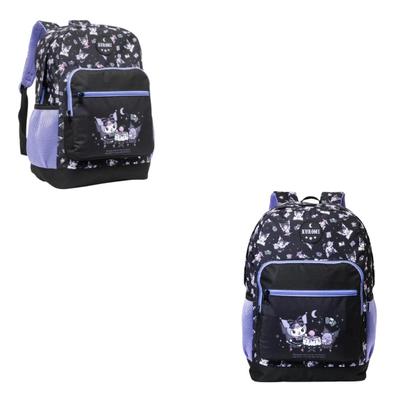 Imagem de Mochila Feminina 17 Kuromi College Preto Escola - Xeryus
