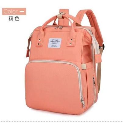 Imagem de Mochila Feminina Berço Cama Maternidade Multifunção Living