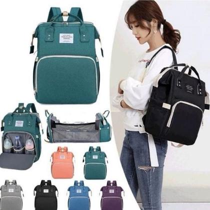 Imagem de Mochila Feminina Berço Cama Maternidade Multifunção Living