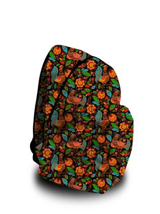 Imagem de Mochila Feminina Casual Notebook Estampada - Flores Animais
