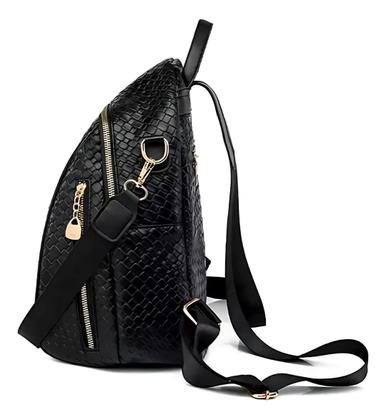 Imagem de Mochila Feminina Couro Pu Pequena Versátil Estilosa Luxuosa