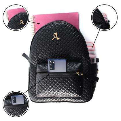 Imagem de Mochila Feminina Executiva Casual Espaçosa Compacta Confortável Reforçada