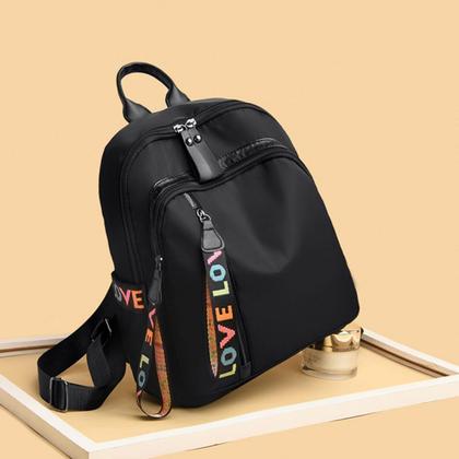Imagem de Mochila Feminina Fashion Impermeavel Tabalho Viagem Preta 2024 Lançamento