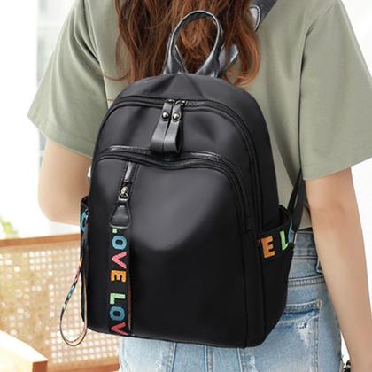 Imagem de Mochila Feminina Fashion Impermeavel Tabalho Viagem Preta 2024 Lançamento