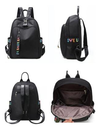 Imagem de Mochila Feminina Fashion Impermeavel Tabalho Viagem Preta 2024 Lançamento