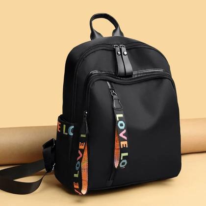 Imagem de Mochila Feminina Fashion Impermeavel Tabalho Viagem Preta 2024 Lançamento
