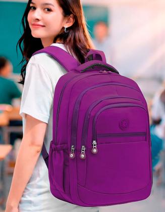 Imagem de Mochila Feminina Grande Bolsa Resistente A Agua Reforçada Confortável