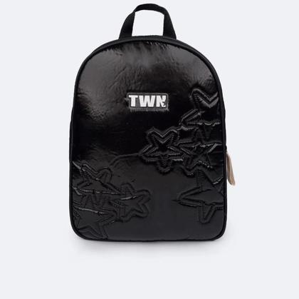 Imagem de Mochila Feminina Infantil Pampili Tweenie Comfy Preta Estrelada