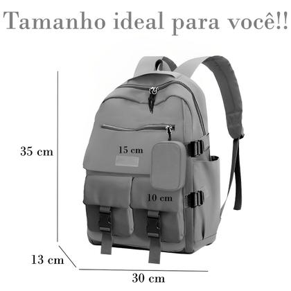 Imagem de Mochila Feminina Infantil Passeio Escolar Multifuncional Academia Costas Ombro Trabalho Faculdade  Reforçada