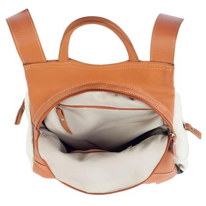 Imagem de Mochila Feminina Malu em Couro Legítimo Cor Colorida 5Lt