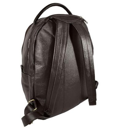 Imagem de Mochila Feminina Masculina De Couro Legítimo Para Notebook