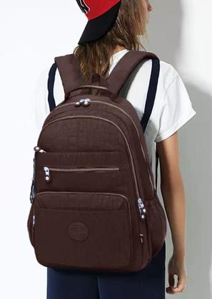 Imagem de Mochila Feminina Notebook Tactel Flexivel Resistente Impermeavel Trabalho Escola Viagem